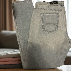 Hollister Men's Epic Flex Skinny Jeans in Light Blue 38/34